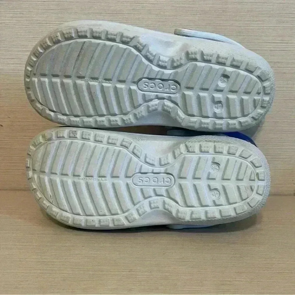 Women’s Crocs Classic Lined Neo Puff Boot Tie Dye White/Pink/Blue SizeW7 - Picture 5 of 9